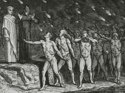 The Divine Comedy (1307-1321): Inferno (Hell), 1888.  Creator: Jean Edouard Dargent.