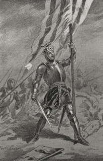 King Peter IV of Aragon, (1319-1387) at the Battle of Mislata (9 December 1348), 1890. Creator: Joan Serra y Pausas.