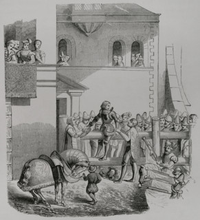 Degradation of a knight, 1877.  Creator: Unknown.