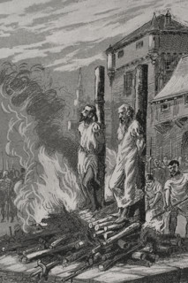 Torment of the Knights Templar in Paris, France, 1310, (1890). Creator: Joan Serra y Pausas.