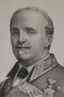 Leopoldo O'Donnell (1809-1867), Spanish military and politician, 1869. Detail. Creator: Jose Cuevas.