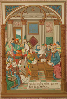 King René and his musical court, 15th century (1877). Creator: Firmin Didot.