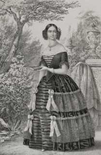 Adelgunde of Bavaria, (1823-1914), Duchess consort of Modena and Reggio (1846-1859)..., 1852. Creator: Julio Donón.