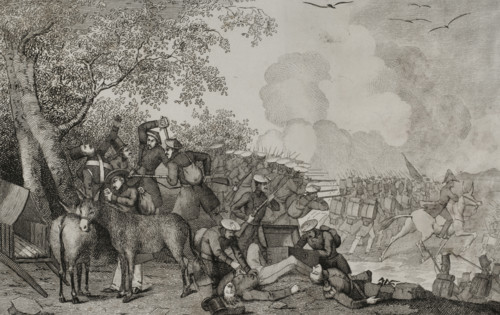 First Carlist War, (1833-1840): Battle of Elzaburu, (12 March 1835), 1845. Creator: Miranda.