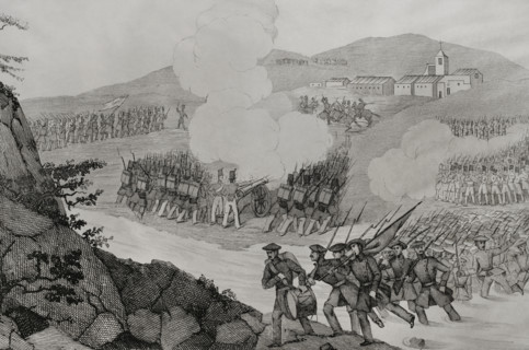 First Carlist War, (1833-1840): Battle of Mendigorria, (16th July 1835), 1845 .  Creator: Manuel Miranda.