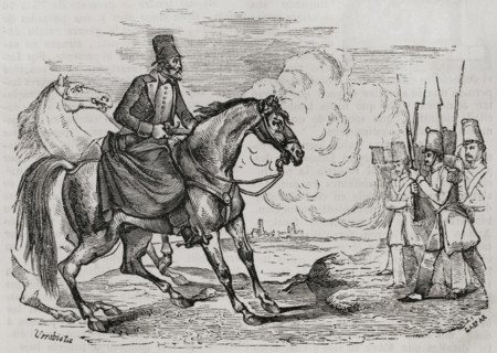 First Carlist War, (1833-1840): Jerónimo Merino Cob, known as Cura Merino (1769-1844), a..., 1842. Creator: Vicente Urrabieta.
