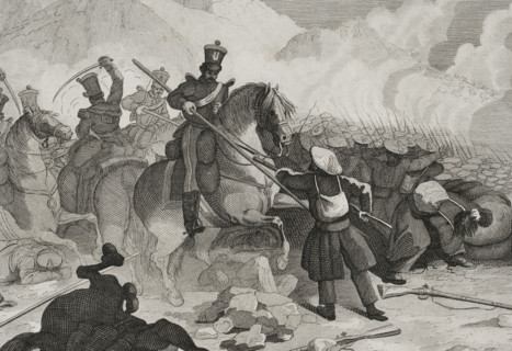First Carlist War, (1833-1840): Northern Front, 1842. Detail.  Creator: Pedro Celestino Mare.