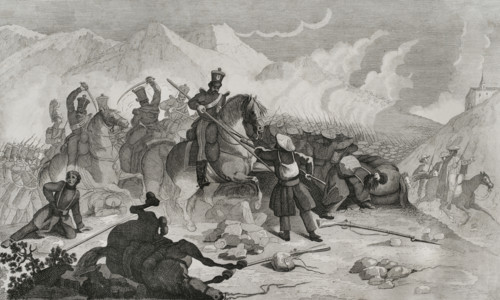 First Carlist War, (1833-1840): Northern Front, 1842. Creator: Pedro Celestino Mare.