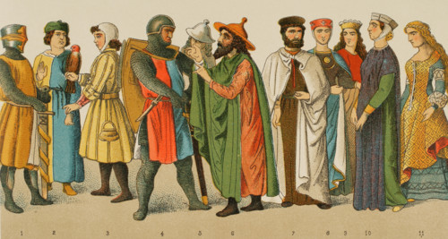History of Germany, Middle Ages, 1200, (1881).  Creator: Unknown.