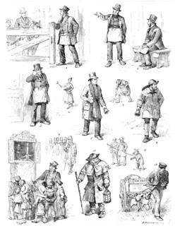 Extinct types of old London life, 1890. Creator: Unknown.
