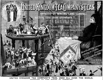 Advertisement for the United Kingdom Tea Company’s Teas, 1890. Creator: Unknown.