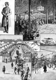Visit of Prince Albert Victor to Patiala, in the Punjaub, India, 1890. Creator: P Naumann.