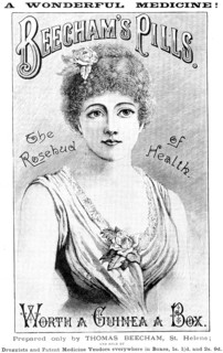 Advertisement for Beecham’s Pills, 1890. Creator: Unknown.