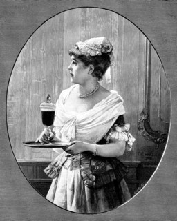 Spiced Wine - by O. Erdmann, engraved by permission of the publisher, F. Hanfstaengl, Munich, 1890 Creator: Unknown.