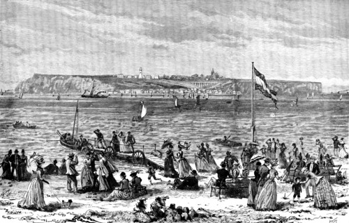 Heligoland, the island to be ceded to Germany, 1890. Creator: Unknown.