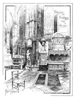Poets' Corner, Westminster Abbey, 1895. Creators: Unknown, Carl Hentschel.
