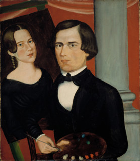 Artist and his Subject, c1845. Creator: Unknown.