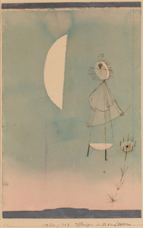 Plants in Moonlight, 1922. Creator: Paul Klee.