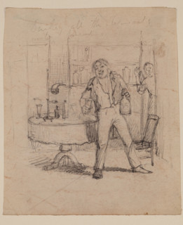 A Taste for Chemistry, c1820-1865. Creator: David Claypoole Johnston.