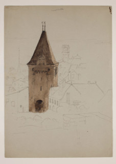 Neufchatel, Switzerland, 1841. Creator: Thomas Cole.
