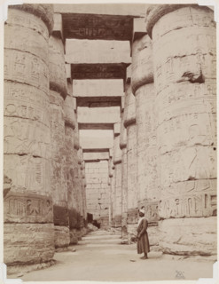 Hypostyle Hall, Temple of Karnak. Luxor, East Bank, 19th century. Creator: Zangaki.