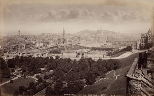 Edinburgh from the Castle, between 1870 and 1880. Creator: James Valentine.