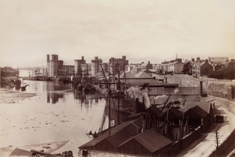 Caernarvon, between 1870 and 1880. Creator: James Valentine.