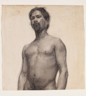 Study of a Negro Man, c1891. Creator: Henry Ossawa Tanner.