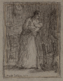Mother and Child, 1877. Creator: Wyatt Eaton.