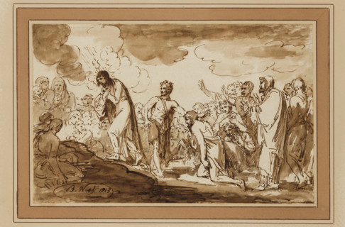 The Baptism of Christ, 1813. Creator: Benjamin West.