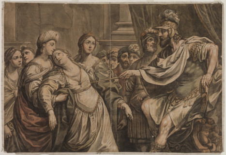 Esther Before Ahasuerus, late 17th century. Creator: Louis Chéron.