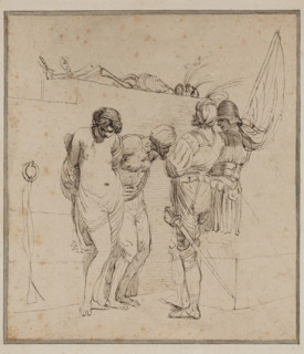 Banditti with Prisoners and Skeleton, c1772. Creator: John Hamilton Mortimer.