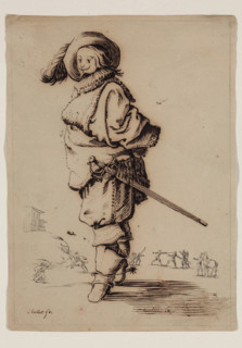 Gentleman with a Fur Plastron, c1800. Creator: Unknown.
