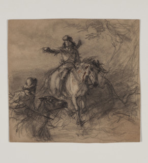 Major Washington on Mission, late 19th century. Creator: Felix Octavius Carr Darley.