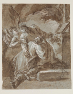 Saint in Prayer, 17th century. Creator: Unknown.