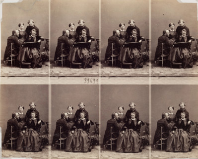 Rosa Bonheur, Painter; and Family, 1863.  Creator: Andre-Adolphe-Eugene Disderi.