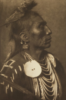 Medicine Crow, Apsaroke, 1908. Creator: Edward Sheriff Curtis.