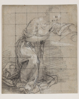 Study for the Madonna in Prado Nativity, between mid-16th and early 17th century. Creator: Federico Barocci.