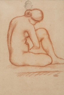 Crouching Nude. Creator: Aristide Maillol.