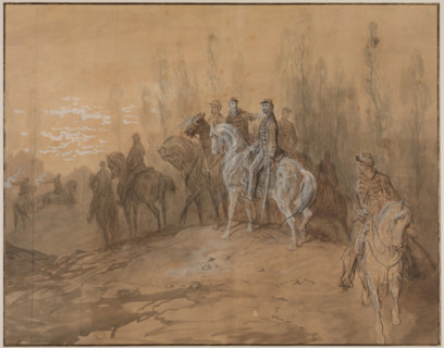 Episode in the Franco-Prussian War, mid or late 19th century. Creator: Gustave Doré.