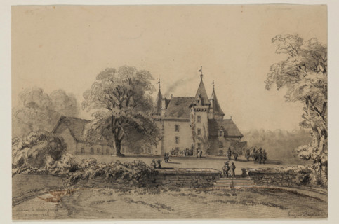 Chateau de Chabrignac, 19th century. Creator: Eugene Edouard Soules.