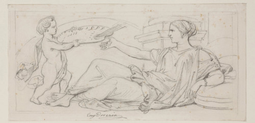 Painting, mid-19th century. Creator: Eugene Deveria.