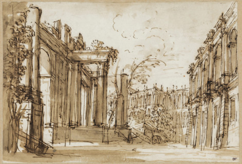 A Fantastic View of an Imperial City, c.between 1740 and 1760. Creator: Giuseppe Valeriani.