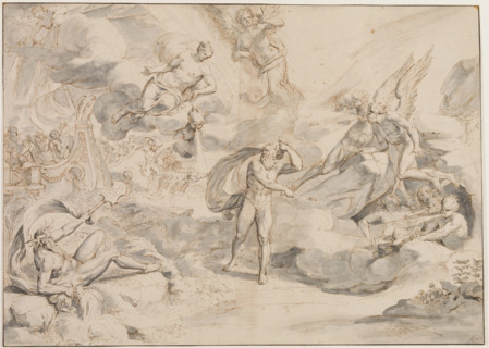 Aeolus Obeying Juno's Command to Create a Storm, c.between 1683 and 1684. Creator: Raymond Lafage.