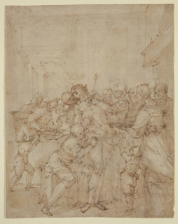 St. Sebastian Ministered to by Saint Irene and Attendants, between 1630 and 1639. Creator: Giulio Benso.