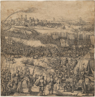 A Battle Scene, between 1529 and 1533. Creator: Melchior Feselen.