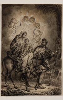 Flight into Egypt, early 19th century. Creator: Alexandre Joseph Desenne.