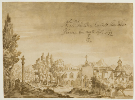 El santuario- basilica de Nuestra Señora del Lledó en Castellón de la Plana, 1699. Creator: Juan Conchillos Falco.