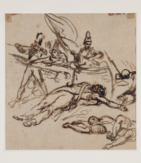 Battle Scene, between 1804 and 1860. Creator: Auguste Raffet.