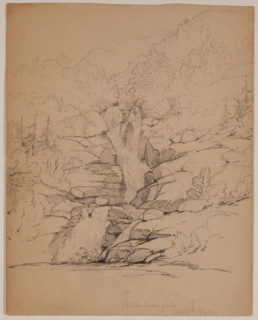 Reichenbach Falls, October 7th, 1840. Creator: John William Casilear.